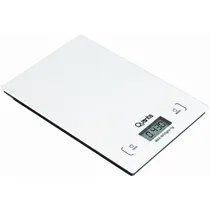 Balança Digital de Cozinha Quanta QTBCV50 com Vidro Temperado / 5000G - Branco