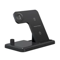 Carregador Wireless 4 En 1 Charger Foldable MTL1386151 Estaçao de Carga - Preto
