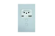 Interruptor de Luz Inteligente Tuya Wifi com 2 Teclas Touch