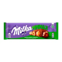 Barra Chocolate Milka c/ AMêndoas Inteiras 270G