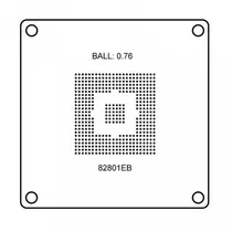 Bga Stencil PC 82801EB B-0.76