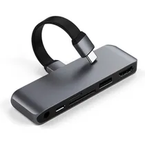 Carregador Satechi Mobile Pro Hub SD ST-MPHSDM 6 Em 1 - Cinza
