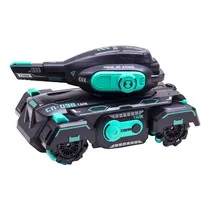 Carrinho Brinquedo Tank Fight com Controle Remoto e Acessorios 049083 - Preto/Verde