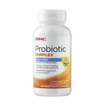 Probiótico 10 Billion Complex GNC 90 Cápsula Vegetariana
