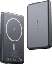 Carregador Portátil Mcdodo MC-464 5000MAH 20W Magnético Wireless Power Bank Preto