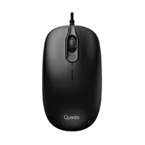 Mouse Óptico Quanta QTMO10 USB 1.200 Dpi - Preto