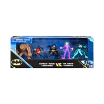 Figuras Spin Master DC Batman + Robin + Nightwing VS The Joker + Clayface 6064226 5 Unidades