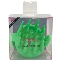 Omg Masajeador Capilar Shampoo Brush Exfolia Y Limpia Verde