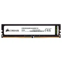 Memória Ram Corsair Value Select DDR4 8GB 2400MHZ - Preto (CMV8GX4M1A2400C16)
