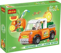 Cogo Fruit Street Orange Car & Juice Shop 2EM1 - 3816 (217 Peças)
