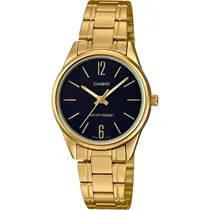 Relógio Casio LTP-V005G-1BUDF Analógico Feminino - Dourado/Preto