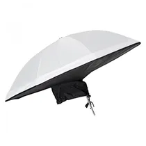 Sombrilla Incoflash Negra/Blanca Rebot. 85CM