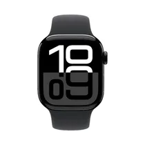 Apple Watch S10 42MM MWWE3LW/A s-M GPS Aluminium Sport Band - Jet Black Black