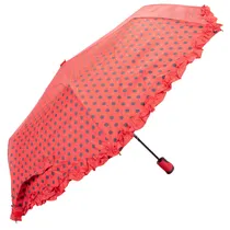 Guarda-Chuva Adulto Design Poá Vermelho
