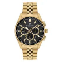 Relogio Analógico Masculino Daniel Klein DK.1.14001-5 Exclusive Gent / Pulseira de Aço Inoxidável - Dourado/Preto