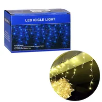 Luzes Pisca Cascata Natalina 96L Branco Quente 127V