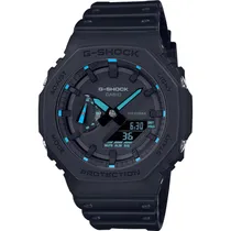 Relógio Casio G-Shock GA-2100-1A2DR Masculino Analógico/Digital - Preto/Azul