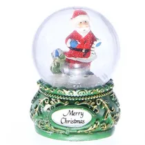 Bola Natalina Verde Papai Noel/Presente