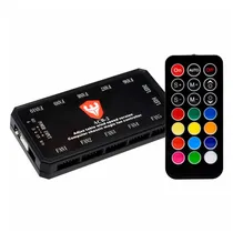 Controlador para Cooler Satellite ACB-2 RGB - Preto