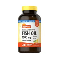 Vitaminas Sundance Fish Oil 1000MG OMEGA-3 300MG 200 Cápsulas