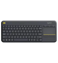Teclado Logitech USB Sem Fio K400 Plus Touchpad Espanhol
