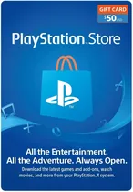 Playstation Store Gift Card PSN - 50$ (Usa)