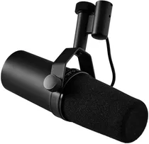 Microfone Dinâmico Shure SM7B com Fio para Podcast
