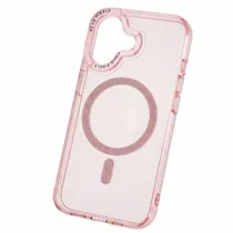 Capa Magnética Cisen para iPhone 17 - Coral Transparente