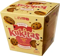 Biscoito Lievito Kukitas Banana Split Sem Glúten - 100G