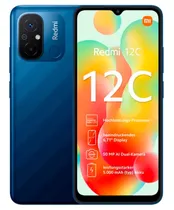 Celular Xiaomi Redmi 12C 64GB / 4GB Ram / Dual Sim / Tela 6.71 / Cam 50MP - Azul (Chinês)