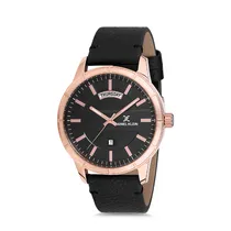 Relógio Analógico Masculino Daniel Klein Premium DK12122-4 - Preto e Rosa Ouro