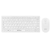 Teclado + Mouse FTX GK03 Sem Fio - Branco