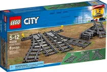 Lego City Switch Tracks - 60238 (8 Pçs)