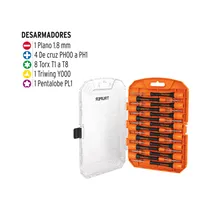 Kit de Destornilladores de Precisión Truper 14205 15 Piezas