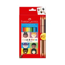 Ecolápices de Color Faber Castell Caras Y Colores 120112CC 12 + 3 Unidades