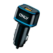 Carregador Veicular Only MODS-504GEAR - USB/USB-C - com Cabo USB/USB-C - Preto