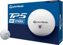 Bola de Golfe Taylormade TP5 MY Symbol - Branco (12 Unidades)