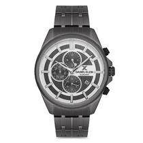 Relogio Analogico Masculino Daniel Klein DK.1.12706-6 Exclusive Gents / Pulseira de Aco Inoxidavel - Preto