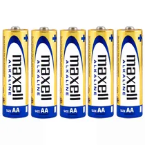 Pilhas Maxell Alkaline AA com 5 Pilhas - LR6-5TS
