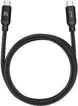 Cabo Adam Elements Casa C100+ USB-C para USB-C 3.1 GEN2 100CM - Preto