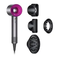 Secador de Cabelo c/ Acessorios Hair Dryer HD15T - Pink