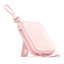 Cargador Portátil Joyroom Cutie Series JR-L008 Con Soporte Con Cables Incorporados 10000MAH de 22,5W