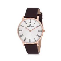 Relógio Analógico Masculino Daniel Klein Premium DK12216-3 - Rosa Ouro e Marrom