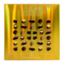 Bombom Lindt Mini Praline Sortido 32 Unidades 155G