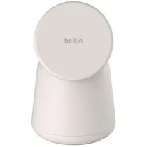 Carregador Wireless Belkin WIZ020VFH37 2-IN-1 15W Magsafe Stand iPhone-Watch - Branco