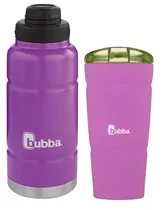 Kit Copo Cervejeiro 532ML + Garrafa Térmica Trailblazer 946ML Bubba - Roxo