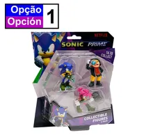 Sonic Prime Collectible Figures P.M.I SON2020 - 3 Unidades (Diversos)