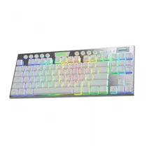 Teclado Redragon Horus TKL Wifi K621W-RGB-US White