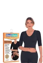 Medivaric Brasier Postquirurgico Ajustable (T) 36 Negro