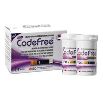 Test Medidor de Glucemia Gluco Codefree / 50 Unid